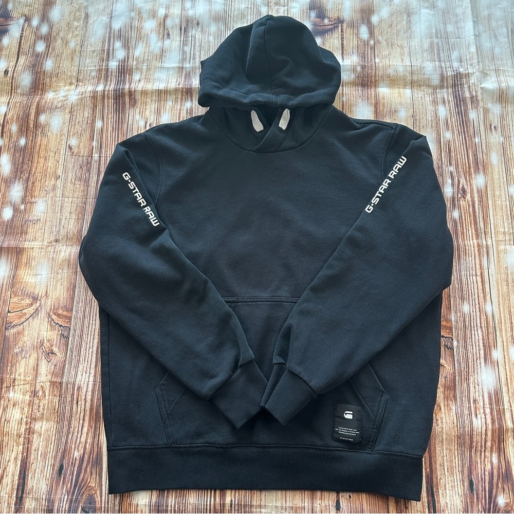 G-Star Raw Black Hoodie Size XL